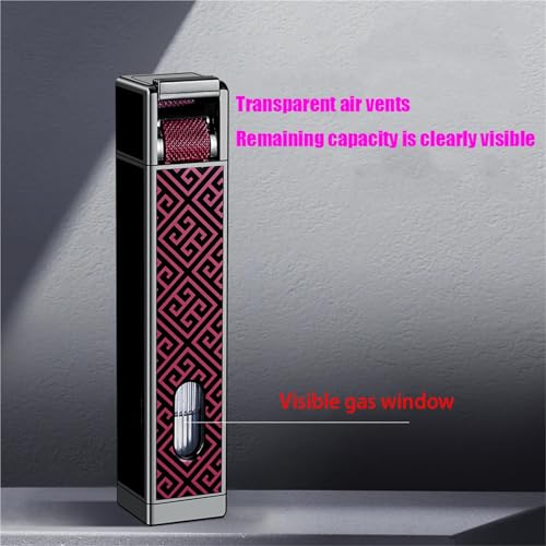 Encendedor de butano ajustable y soplete compacto recargable para camping 5