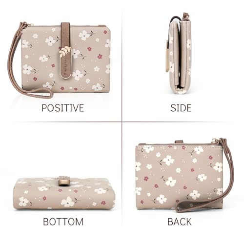 Women's Small PU Wallet with Many Card Slots, Soft Comfortable Sweet, Mini, pink, modern3