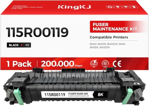 Image of 115R00119 Fuser Maintenance Kit 1-Pack Replacement for Xerox 115R00119 Fuser Kit Compatible with Xerox VersaLink B400 B400N B400DN B405 B405N B405DN Laser Printer All-in-One Fuser Unit 110V 150K Yield