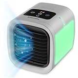 INCLUSO CAVO USB E IMBUTO – Il ventilatore refrigerante è dotato di un comodo cavo USB e di un imbuto per facilitare il riempimento del serbatoio. Compatto e versatile, è ideale per l'uso in ufficio, a casa o in viaggio, o come condizionatore roulotte, condizionatore auto e ventilatore ad acqua.