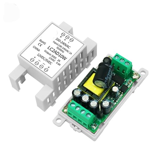 Transformateur 5V 24V CC double sortie alimentation industrielle 100-240V AC