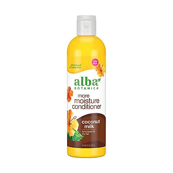 Alba-Botanica-More-Moisture-Conditioner-Coconut-Milk-12-Oz Alba Botanica More Moisture Conditioner, Coconut Milk, 12 Oz