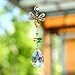 Crystal Suncatchers Bee Prism Rhinestones Ornament, Colorful Diamond Decor Prisms for Windows Wall Home Wedding Hanging