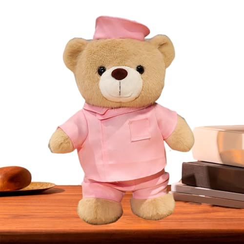 Ours en peluche docteur pour apaiser la peur du médecin et décorer la chambre enfant