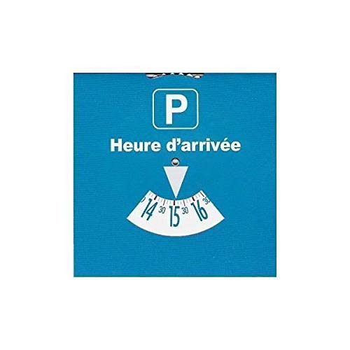 Parking Disque DE STATIONNEMENT 11cm x 15cm Disc limitation EUROPÉEN Zone Bleu