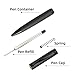 YUNCHUN 1PC Matte Black Forest Ballpoint Pen, Medium Point Metal Pen with 1 Extra Ballpoint Refill, Journaling Pen for Smooth Writing, Office Professional Pen for Work, Best Ball Pen for Men & Women