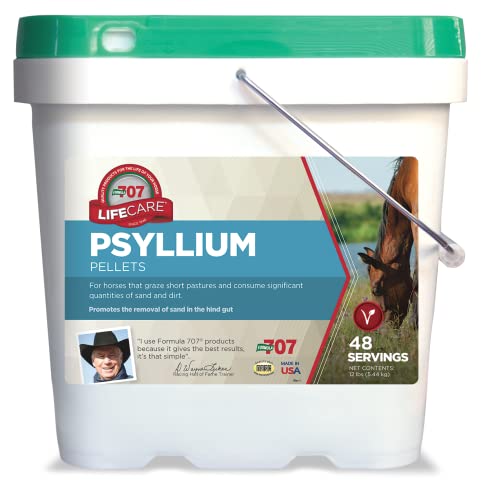 Formula-707-Psyllium-Pellets-Equine-Supplement-12lb-Bucket-48-Day-Supply