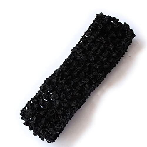 Sewacc Knitted Headband Elastic Crochet Hairbands 24Pcs Colorful Stretch Headbands Small Headbands Hollow Out Knit Headband Hair Accessories For Head Wear Women's Headbands (Random Color) #TOP5