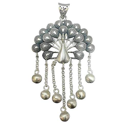 Collier paon en argent S925, le cadeau vintage idéal et symbolique
