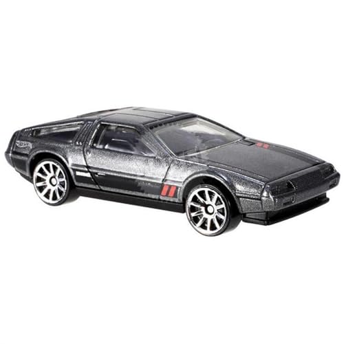 2014 Hot Wheels HW City Speed Team '81 Delorean DMC-12 (Grey with Black & Red Stripes on Sides and Hood) 33/250