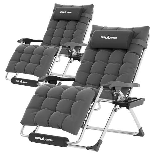 Image of UDPATIO Oversized Zero Gravity Chair Patio Reclining Chairs with Cushion