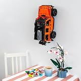 Brickify Hak do montażu na ścianie kompatybilny z Lego Technic Mercedes G500 42177 - Wyprodukowano w Wielkiej Brytanii - samochód nie jest dołączony