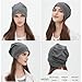 Summer T-Shirt Cotton Slouchy Beanie for Women Men Fashion Style Soft Hipster Daily Hat Lightweight Skull Sleep Cap