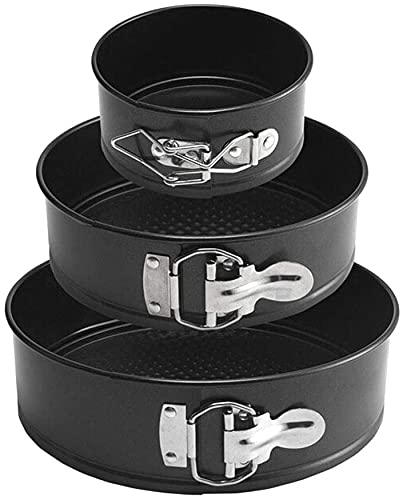 Amazon | ケーキ型 3サイズセット 円形活底 ロックケーキの型 製菓