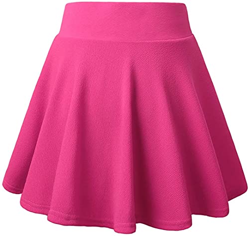 Image of Girls Kids Skater Skirts with Attached Inner Shorts (3 Years - 15 Years) rayon blend