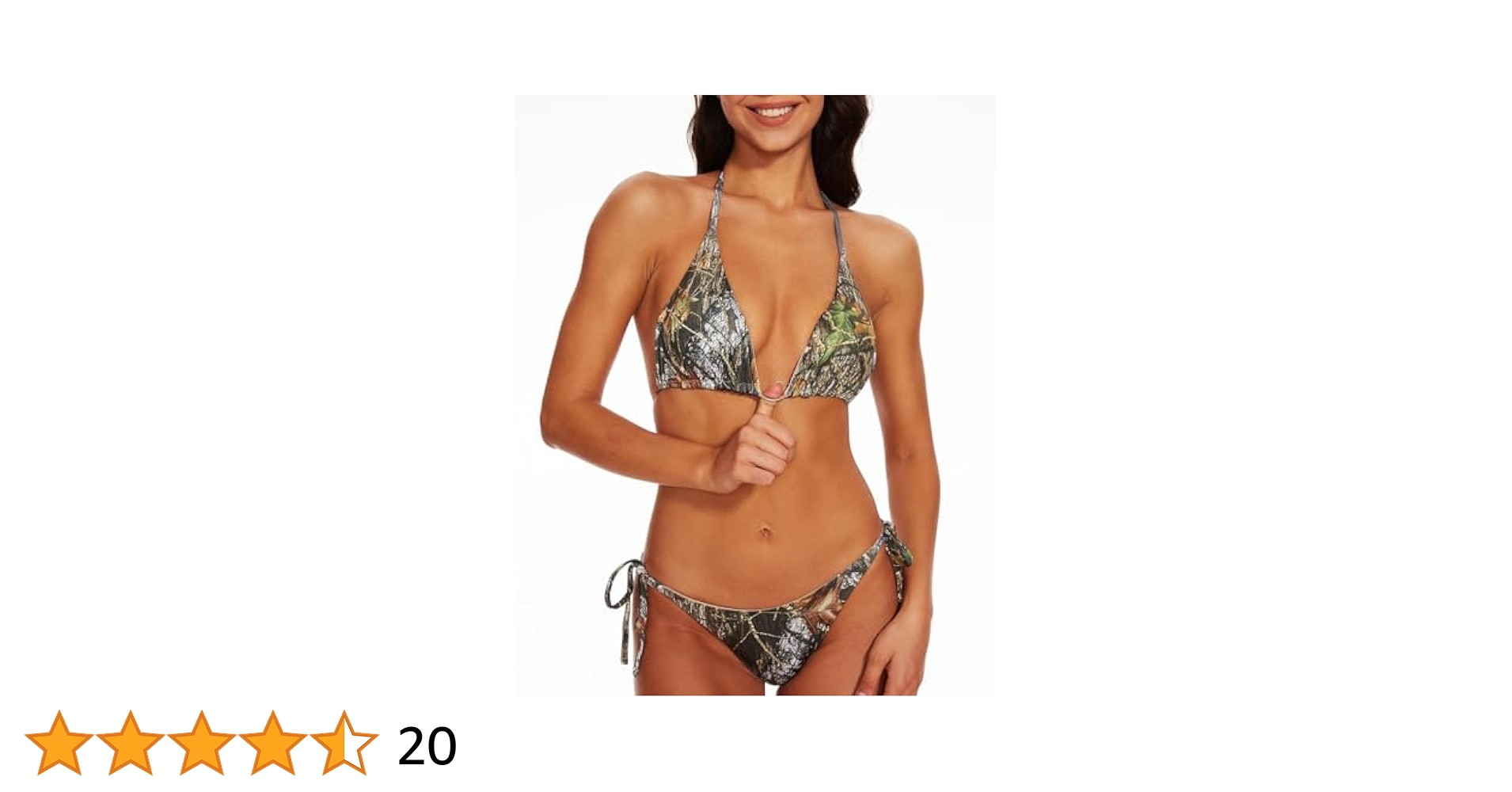 【GLOSSYPAGE】Camo Tree Print Halterneck Bikini ★2color Amazon.com: Real Tree Camo Bikini Sets for Women Two Piece