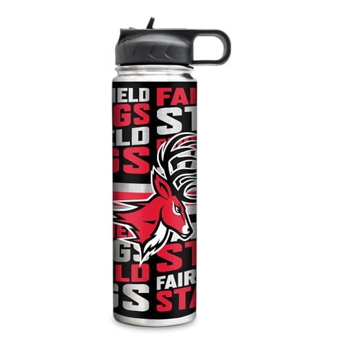 Rico Industries NCAA Fairfield Stags Standard 22oz Stainless Steel Tumbler with Lid - Great For Coffee, Tea, Water or Cocktails