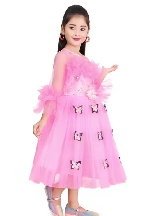 Image of Handcrafted Pori Ethnic Party Frock for