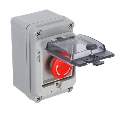 Caja de botón pulsador exterior contra polvo y humedad