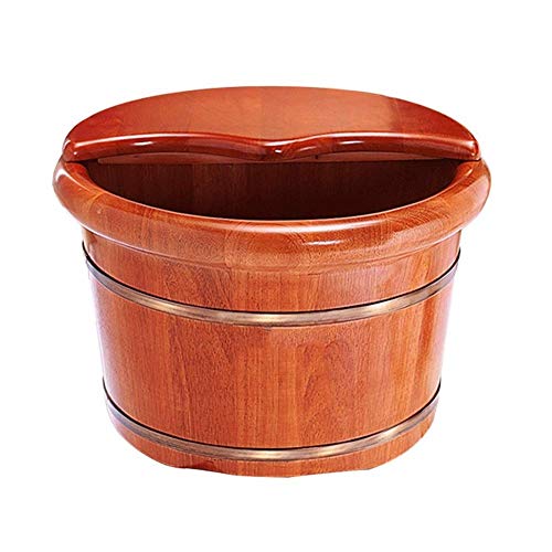 Seau pour bain de pieds en bois pour votre rituel de détente du soir