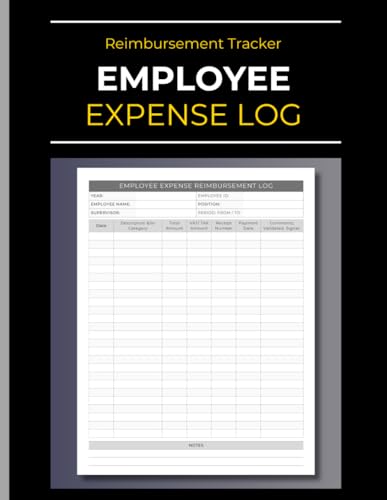 Employee Expense Log Book: Reimbursement Tracker: Track your Staff Business Expenses & Payments | Company Reimbursement Request & Claim Forms | 110 Pages: Publishing, FinInsight