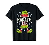Photo Gallery karate elf matching family group festa di natale maglietta Photo Gallery karate elf matching family group festa di natale maglietta