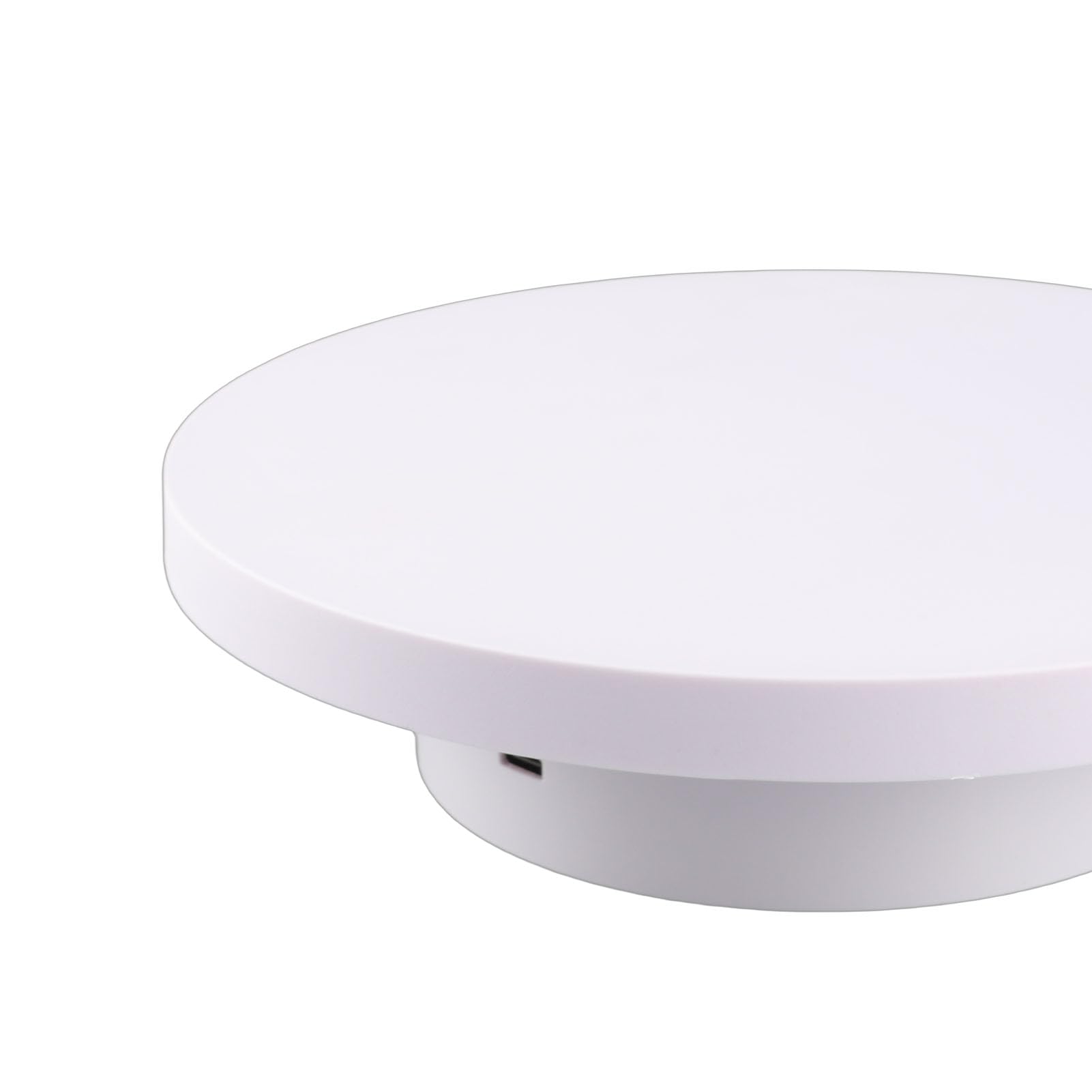 Cocoarm Elektrischer Drehteller, ABS, Elektrischer Display-Drehteller, 30 Kg Tragkraft, 20 Bis 40 Sekunden Drehung, Wiederaufladbare Fernbedienung, 360-Grad-Displayständer für Produktfotografie, (20