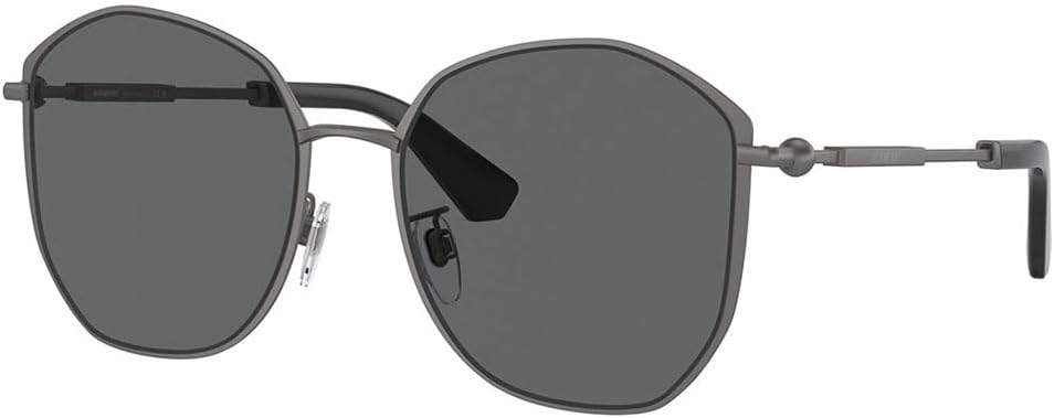 Burberry Óculos de sol feminino BE3153D 131687 57, ■Cor da armação: Cinza escuro ■Cor da lente: Cinza escuro, M, ■Cor da armação: Cinza escuro ■Cor da lente: Cinza escuro, Médio