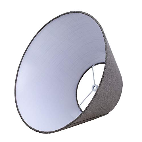 image for Medium Lamp Shade,Alucset Barrel Fabric Lampshade for Table Lamp and F