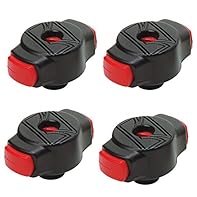 Replaces traditional wingnuts Reduces set-up and take down time Allows for much finer cymbal swing adjustment Finer adjustments to the amount of cymbal swing Extremely quick and simple to use Pack of four ideal for use with full kits
