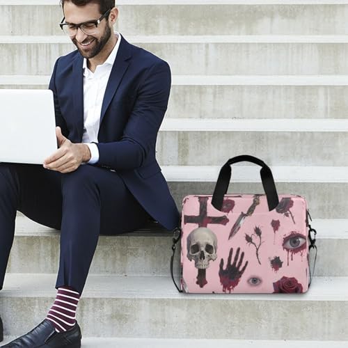Maletín para laptop 15.6" bolso cruzado con asa miniatura 3
