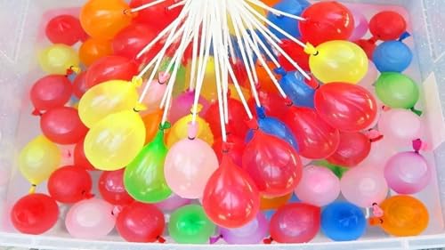 Image of eCraftIndia Pack of 1 (37 balloons) Holi Water Balloon /Quick Water Filling Balloons for Kids Boys, Girls - Festival Summer Fun - Gift Item for Family, Friends, | Water Balloons for Holi.
