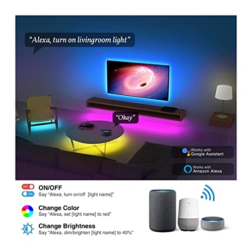 Tira de luces LED con controlador Bluetooth 5050 que llena de color tu salón 4