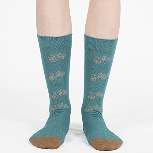 Image of Mysocks Men and Women Crew Socks Extra Fine Combed Cotton Seamless Toe
