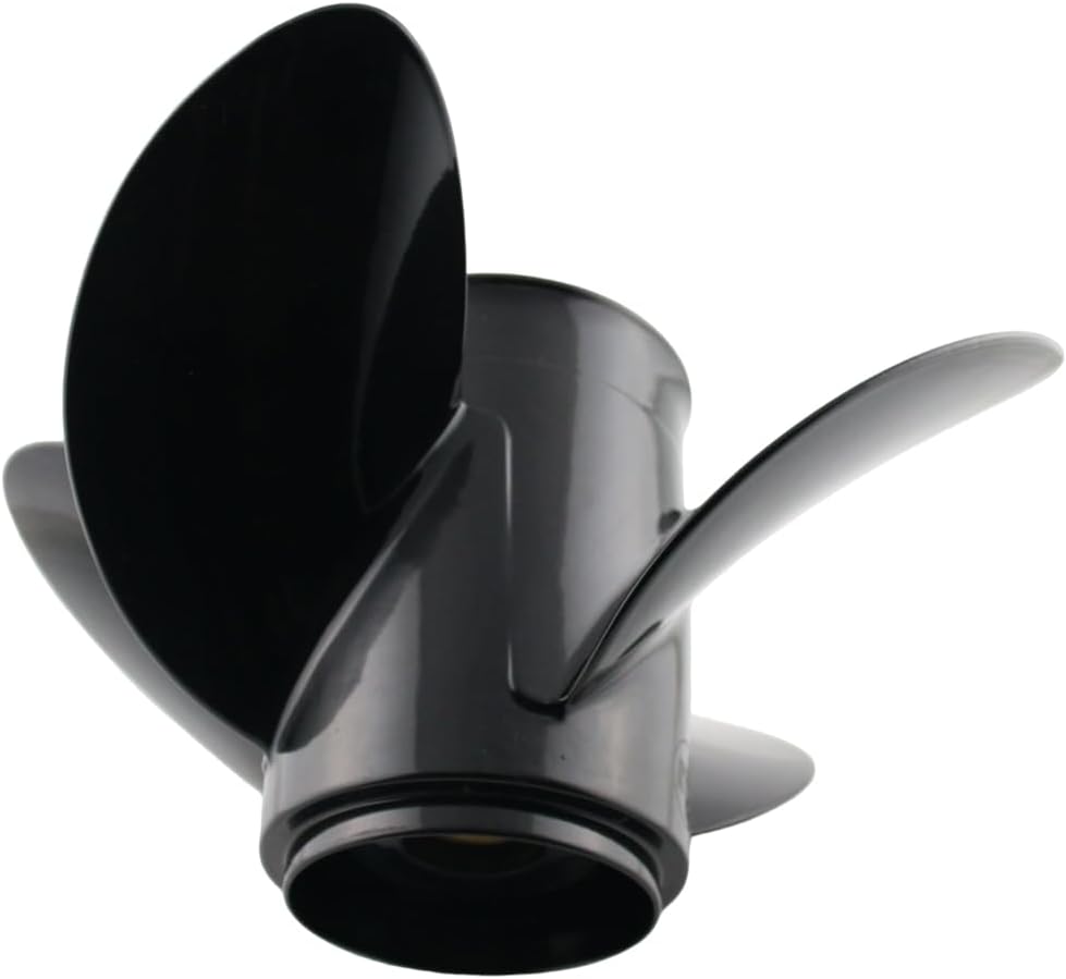 Boatman OEM Grade 4 Blade Outboard Propeller 14x13,14x15,14x17,14x19,14x21 for Suzuki Engine DF50/60/70/90/100/115/140HP with 15 Spline Tooth,RH
