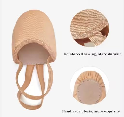 Dance Shoes Half Toe Gymnastics Shoe Ballet Dance Yoga Shoes Socks for Women Girls Boys3