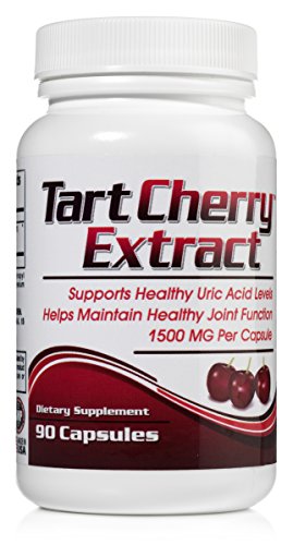 Tart Cherry Extract - Uric Acid and Joint Health Support - 90 Capsules