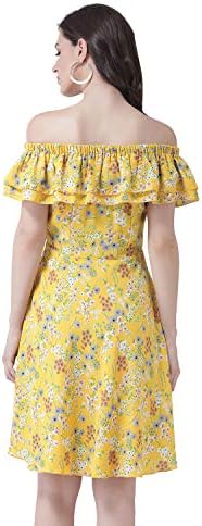 Styleville.in Synthetic Skater Dress for women
