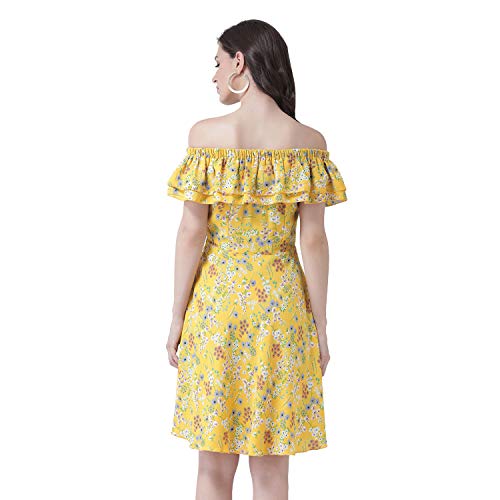 Styleville.in Synthetic Skater Dress for women