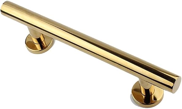 Bathroom Grab Bars for Seniors 11in/15in/19in/23in Stainless Steel Safety Handicap Grab Bar Non Slip Support Door Toilet Handrails for Pregnant Woman Elderly Color Gold, Size 500MM