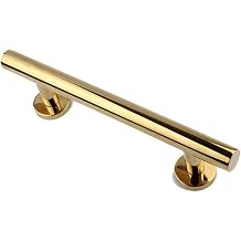 Bathroom Grab Bars for Seniors 11in/15in/19in/23in Stainless Steel Safety Handicap Grab Bar Non Slip Support Door Toilet Handrails for Pregnant Woman Elderly Color Gold, Size 500MM