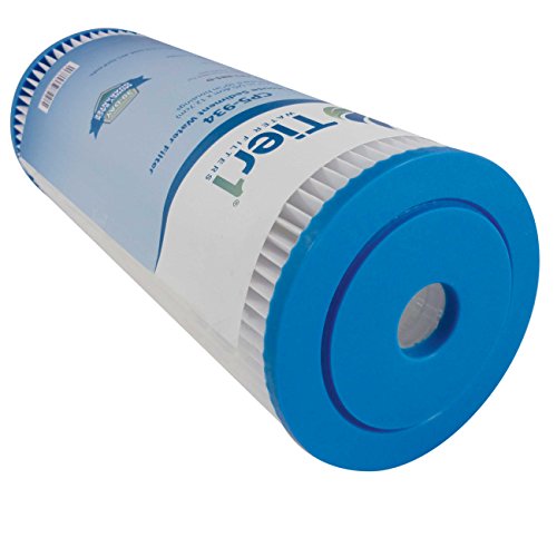 Tier1 5 Micron 10 Inch X 4.5 Inch | 4-Pack Pleated Polyester Whole House Sediment Water Filter Replacement Cartridge | Compatible With Culligan Cp5-Bbs-D, Pentek Cp5-Bb, W5Cphd, Home Water Filter #TOP2