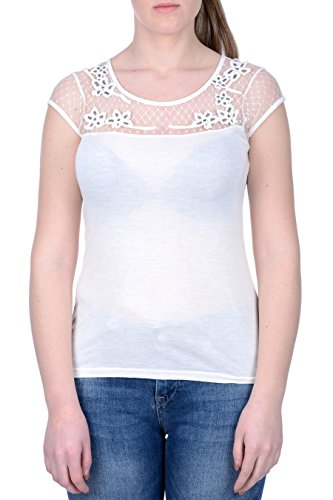 Top GUESS JEANS W72P77K5JB0 pour femme en taille L noir intemporel