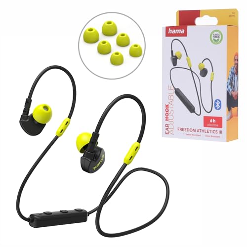 Hama Bluetooth®-Kopfhörer Freedom Athletics III, In-Ear, Mikrofon, Schwarz