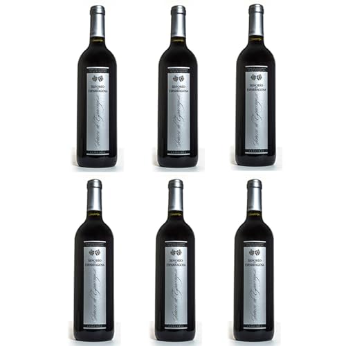 Deliex - 6 Botellas de Vino Cencibel Señorío de Esparragosa - Variedad Cencibel