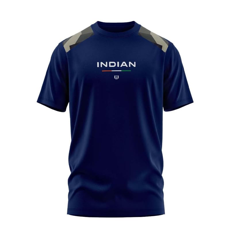 Image of Deployed Indian CAMO Military-Style Signature Luxesoft Cotton T-Shirt | Half Sleeve | Regular Fit | Zero Shrinkage | Round Neck