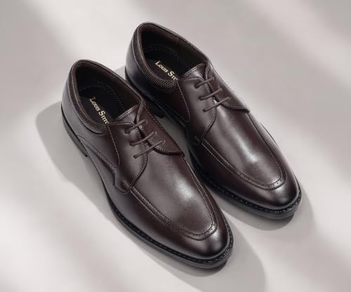 Image of LOUIS STITCH Men's Formal Lace-Up Derby Shoes | Formal Lace-Up Shoes for Men | Business & Occasion Wear | LSVSWC-2