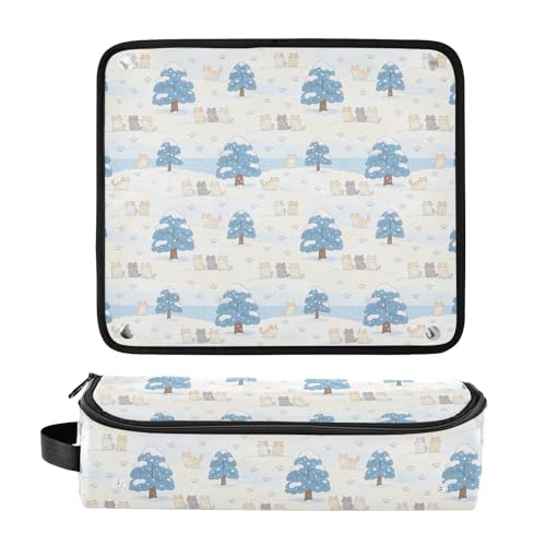 Bolsa de viaje y alfombrilla resistente al calor para alisadores de cabello, estuche para planchas y accesorios para el cuidado del cabello de Simple Safaris miniatura 3