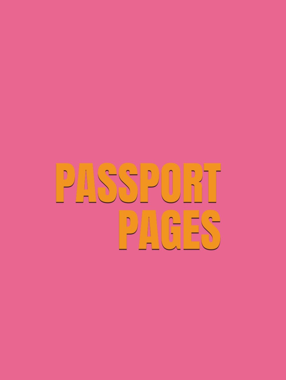 Passport Pages: LARGE EDITION Euro Travel Coloring and Activity Book