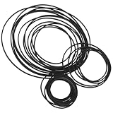 Courroies pour lecteurs de cassettes : courroies pratiques, fabriquées en caoutchouc, durables et très pratiques ; courroies de rechange en caoutchouc